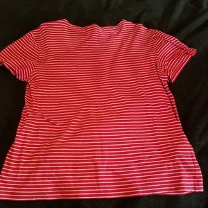 Prada striped jersey cut tshirt
